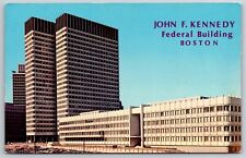 John F Kennedy Federal Building Government Center Massachusetts Vintage Postcard picture