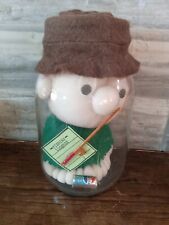Vintage 1984 Diane Gifts Fisherman in a Glass Jar Plush with Tag & Message Pepsi picture