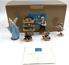 LIMITED EDITION 3620/4000 WDCC Pinocchio Ornament Set w/COA-6 Pieces picture