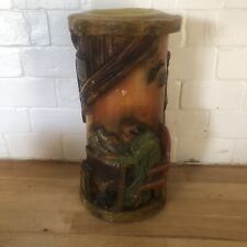 1920’s Antique German Hand Carved by Johann Gunter Walldurn Large Candle picture