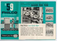 1959 Advertising Sheet Philco Refrigerators Super Marketer Budgetmaster Futura picture