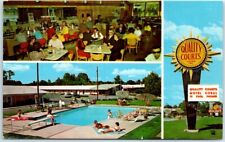 Postcard - Quality Courts Motel Coral & Restaurant, North Carolina picture