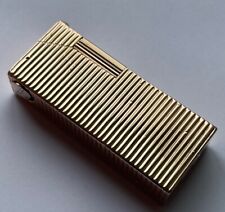 Dunhill Solid Silver ‘GILT FINISH’ Aldunil (SMALL) Lighter - Fully Overhauled picture