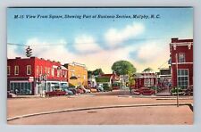 Murphy NC-North Carolina, View From Square, Advertisement, Vintage Postcard picture