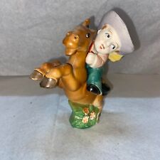 Vintage 1950's Ucagco Cowboy Western Horse Salt and Pepper Shakers MCM Japan picture