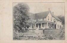 Postcard Hickory Lodge Rockport ME Maine  picture