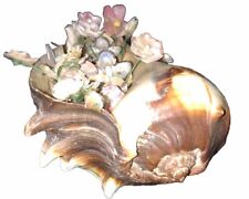 Vintage one Of A Kind  Seashell Decoration With Handmade  Seashell Flowers picture