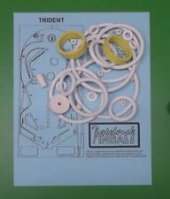 1979 Stern Trident Pinball Machine Rubber Ring Kit picture
