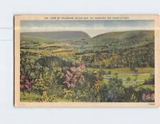 Postcard View of Delware Water Gap Pennsylvania Showing the Giant's Foot USA picture