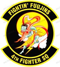USAF 4th Fighter Squadron Self-adhesive Vinyl Decal picture