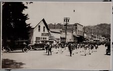 Calistoga California CA Town Parade Street View c1910 Real Photo Postcard picture
