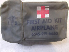 Vintage Airplane First Aid Kit US Military WWII? with a Few Original Contents picture