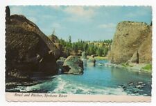 Vintage Postcard from the Bowl and Pitcher in the Spokane River, Washington 1975 picture