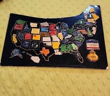 50 State Shape Lapel Pin Collection Plus picture