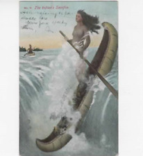 The Indian's Sacrifice 1906  Niagara Falls postcard picture