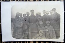 WWI. German Troops & Russian POW´s. Friendly photo. Holding elbows. 1916 picture