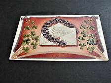 1909 Birthday Greetings - Ben Franklin One Cent-Embossed Postcard. RARE. picture