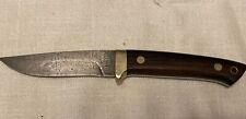 Damascus Fixed Blade Knife 4 inch Blade - Well Made Knife picture