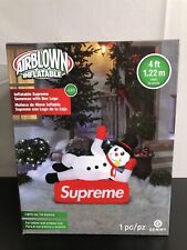 Supreme Large Inflatable Snowman BRAND NEW Authentic Red Box Logo - SHIPS FAST picture