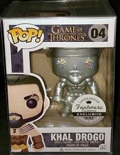 ONLY 20 MADE Funhouse Khal Drogo Silver Diamond Game Of  Thrones Funko 04 POP picture