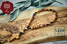 ANGLICAN rosary CORD prayer OLIVE WOOD christian BETHLEHEM wooden HOLY LAND picture