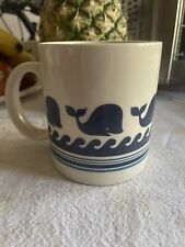 otagiri Whales mug stoneware Vintage MCM  Coffee Tea Espresso picture