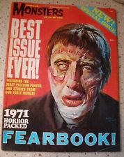 1971 Vintage Original FAMOUS MONSTERS of Filmland Fearbook picture