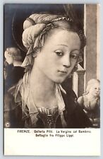 Vintage Postcard FIRENZE. Galleria Pitti. La Vergine col Bambino picture