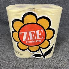Vintage ZEE Yellow Toilet Paper Tissue Sealed 1970s Movie Prop Mid Century Decor picture