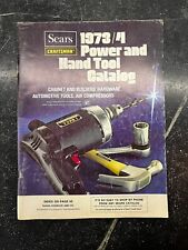 Vintage Sears Craftsman Power and Hand Tool Catalog 1973 / 1974 - ORIGINAL picture