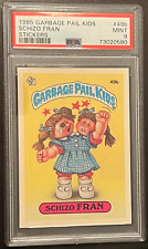 1985 Garbage Pail Kids Original Series Vintage Schizo Fran #49b PSA 9 New Slab picture