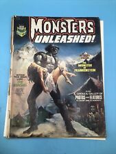 MONSTERS UNLEASHED MAGAZINE #2-BORIS FRANKENSTEIN COVER SEE PICS picture