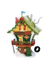 MINT RARE Dept 56 Mickey's Tree House #809463, Disney Merry Christmas Village  picture