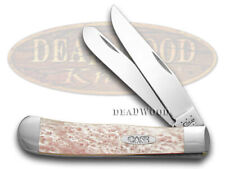 Case xx Knives Pink Pearl Large Trapper Pocket Knife 6073PC 6073 PC picture
