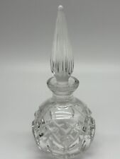 Vintage Waterford Crystal Lismore Perfume Bottle Estate Elegant Collectible picture