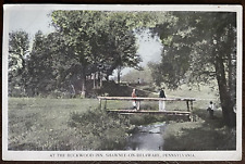 Postcard Shawnee-on-Delaware Pennsylvania Buckwood Inn Vintage White Border picture
