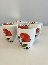 By Mikasa Kim Parker Gourmet Basics Tulip 2014 Set Of 4 Coffee Mugs picture