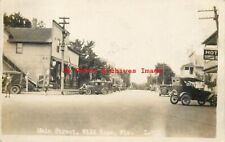 WI, Wild Rose, Wisconsin, RPPC, Main Street, Business Area, 1929 PM, Co-Mo Photo picture