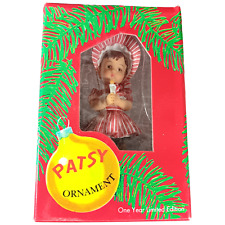 Vintage Patsy Hand Painted Effanbee Doll Christmas Ornament Ltd Edt. 1996 Boxed picture