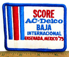 Vintage 1975 Score AC Delco Baja Internacional Jacket Patch Ensenada Mexico picture