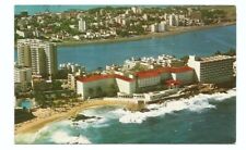 San Juan Puerto Rico Postcard Condado Beach Hotel Vintage Gold Coast picture