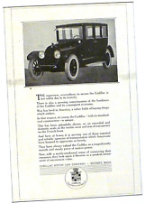 Vintage 1918 CADILLAC MOTOR CAR COMPANY Magazine Ad LITERARY DIGEST picture