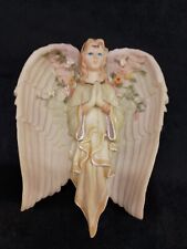 Vintage 3D Angel Ornament Hinged Wings Very Unique picture