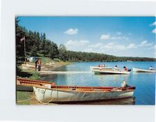 Postcard Boating Fun Vacationland Scene USA North America picture