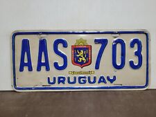 2000 Uruguay License Plate Tag Original. picture