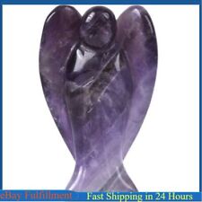 Natural Dream Amethyst Quartz Crystal Angle Healing Stone Celestial Fairy Decor picture