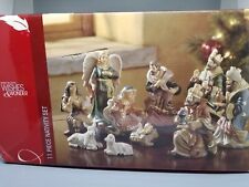 11 Piece Nativity Scene Home Accents Christmas Made For Belk Beautiful B28 picture