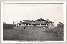 Home Of Mrs. Carnegie's Neice Southampton New York NY Building Landmark Postcard picture