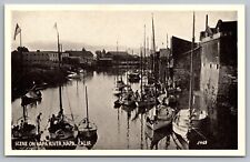 Postcard Scene on Napa River Napa California CA Sail Boats picture