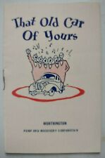 That Old Car of Yours 1944 Nat'l Assoc of Manufacturers WWII Illustrated Booklet picture